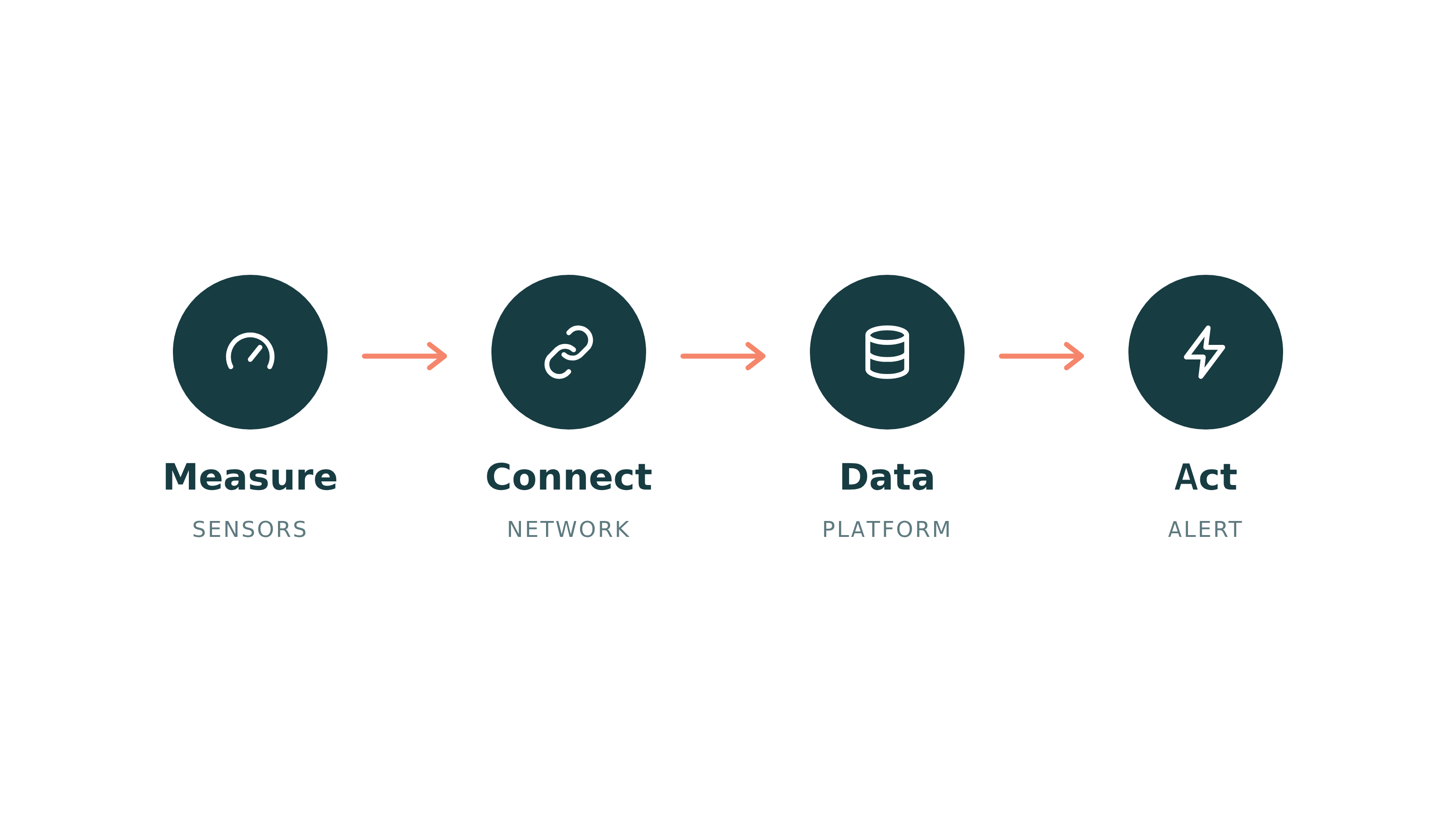 Measure → Connect → Data → Act